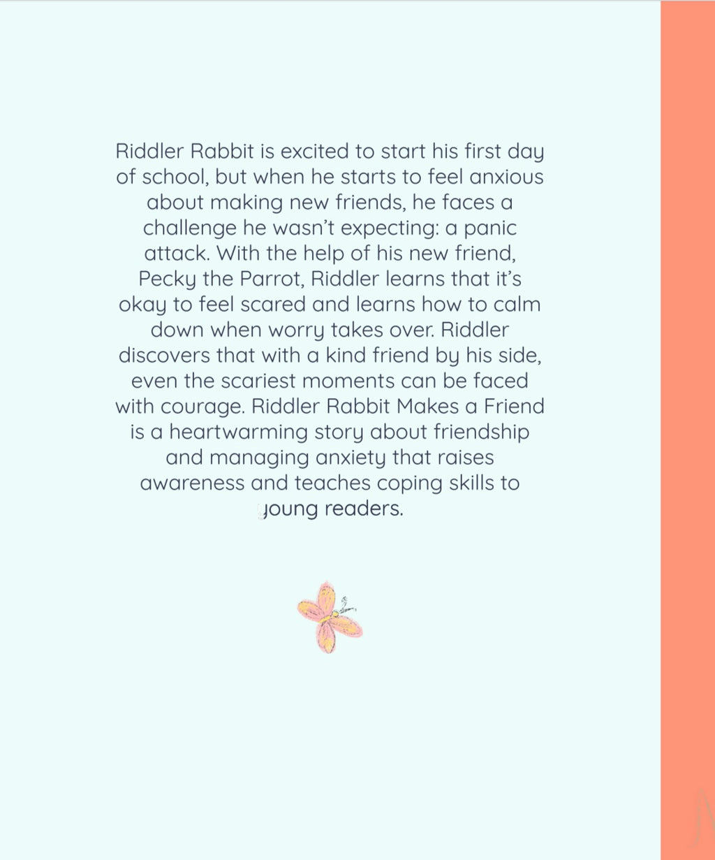 Riddler Rabbit Makes a Friend Signed Copy
